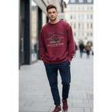 KOZİA OUTDOORS Baskılı Oversize Unisex Bisiklet Yaka Sweatshirt