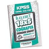 KPSS Coğrafya 18x5 Deneme Çözümlü