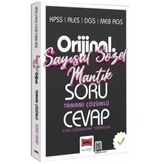 Kpss Sayısal-Sözel Mantık Soru Cevap Kitabı