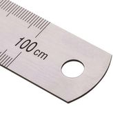 Kraf 100 cm İnch Ölçülü Çelik Cetvel