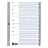 Kraf 1003 Plastik Seperatör Aylar (8'Li Paket)