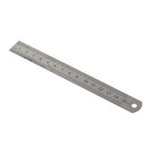 Kraf 15 cm İnch Ölçülü Çelik Cetvel