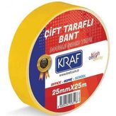 Kraf 2525G 25 x25 mm Çift Taraflı Bant