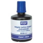 Kraf 450G 100 ml Beyaz Tahta Mavi Kalem Mürekkebi