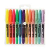 Kraf 5787434 6 Pastel 6 Parlak Renk Fosforlu Kalem Seti