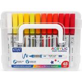 Kraf Akrilik Marker Seti 48 Renk