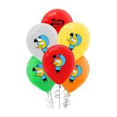 Kral Şakir Balon, 6 Adet, Çok Renkli