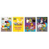 Kral Şakir Boyama Seti - 4 Kitap Takım - Eksik Parça