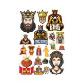 Kral Sticker Set-1 17 Parça Telefon, Tablet, Defter, Laptop Sticker