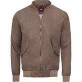 Krem Cepli Süet Bomber Mont - 46