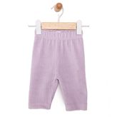 KRENN Kız Bebek Basic Tayt Kadife Reçme Paça Mor - Lila