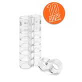 KRGZ HRD 10 Adet Plastik Kapı Kolu Stoperi Kapı Kolu Tamponu
