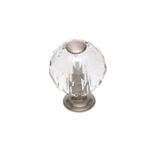 KRISTAL CAM DUGME KULP 20 MM. KROM LUX