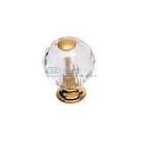 KRISTAL CAM DUGME KULP 40 MM. ALTIN LUX