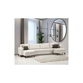 Kristal Dinlenme+2+dinlenme Köşe Takımı Bej