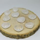 Kristal Kuvars Taşı Kalp Şekilli (14-16gr)