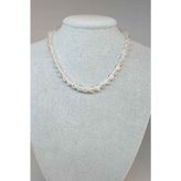 Kristal Kuvars Taşı Kolye 8mm (Klipsli)