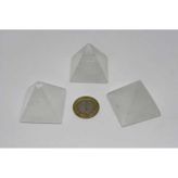 Kristal Kuvars Taşı Piramit 3'lü Set - 60gr