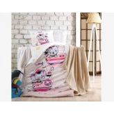Kristal Sailing Pink Bebek Nevresim Takımı