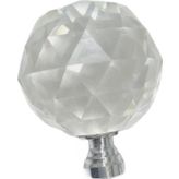 Kristal Tekli Krom Ayak 40 mm Kulp / 5 ADET