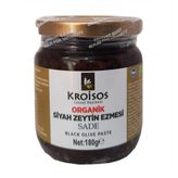 Kroisos 180 gr Organik Siyah Zeytin Ezmesi
