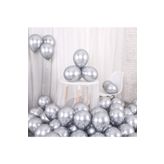 Krom Balon Gümüş Renk 50 Adet (Renkli)