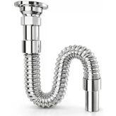 Krom Kaplı Körüklü Lavabo Sifonu
