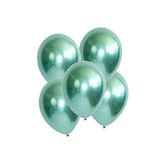 Krom Metalik Yeşil Balon 30 Adet