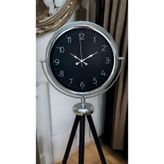 Krom Zarif Tripod Ayaklı Saat