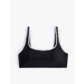 Kroşe Detaylı Bralet Bikini Üstü Pedli