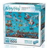 Ks Games 1500 Parca Sehrin Uzerinde Ucmak Puzzle