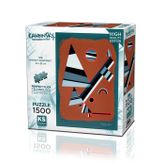 KS Games Gris 1500 Parça Puzzle