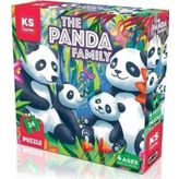 Ks Games Puzzle 24 Parça Panda Family