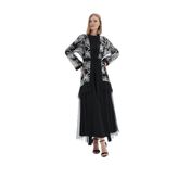 Küba Dantel Ikili Abaya Elbise