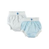 Kujju 1 Beden Düz Alıştırma Külodu 2li (10-14 kg) - Mavi