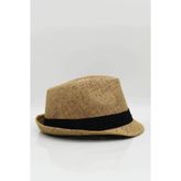 Külah Kadın Hasır Fedora Şapka, Camel