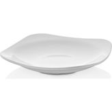 Külsan 4224.PW - Bergama 6'lı Beyaz Kare Çukur Yemek Tabak Seti 24 Cm, Thermoset Melamin