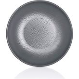 Külsan M11623.G - Tilda Matt 6'lı Gri Çukur Yemek Tabak Seti 23 Cm, Thermoset Melamin