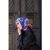KUQOS Birce Eşarp Kırmızı Saks