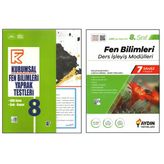 Kurmay 8. Sınıf Kurumsal Yaprak Test+Aydın Ders İşleyiş Modülleri Fen Bilimleri (2 Kitap)