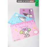 Kuromi x Dekomus Lisanslı Sanrio Best Friends 3 Adet Beslenme Örtüsü My Melody,Kuromi,Cinnamoroll