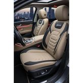 Kurra Store Skoda Favorit Forman (785) 1.3 (136) (61 Hp) 1992 Titanyum Serisi Uyumlu Keten Oto Koltuk Kılıfı Bej