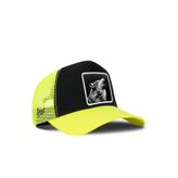 Kurt Logolu Neon-Siyah Trucker Şapka