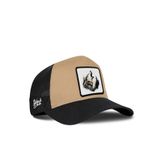 Kurt Logolu Siyah-Vizon Trucker Şapka