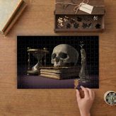 Kuru Kafa - Kum Saati - Kitap Tasarımı 240 Parça Ahşap Puzzle Ahşap Kutuda MP09661
