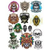 Kuru Kafa Sticker Set-3 12 Parça Telefon, Tablet, Defter, Laptop Sticker