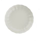 Kütahya Porselen Bone Luz Krem Çukur Tabak 20CM Tekli - 20 cm