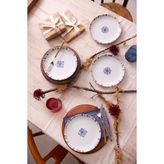 Kütahya Porselen Lily 4 Parça 21 cm Pasta Tabağı