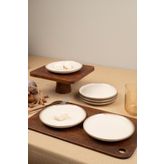Kütahya Porselen Moderna 6 Parça 15 cm Tarçın Pasta Tabağı