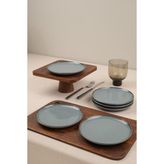 Kütahya Porselen Moderna 6 Parça Mavi 15CM Pasta Tabağı Seramik Malzeme ile Şık Tasarım